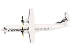 ATR 72-500 Commercial Aircraft "FinnAir" (OH-ATI) White 1/200 Diecast Model Airplane by Herpa-1