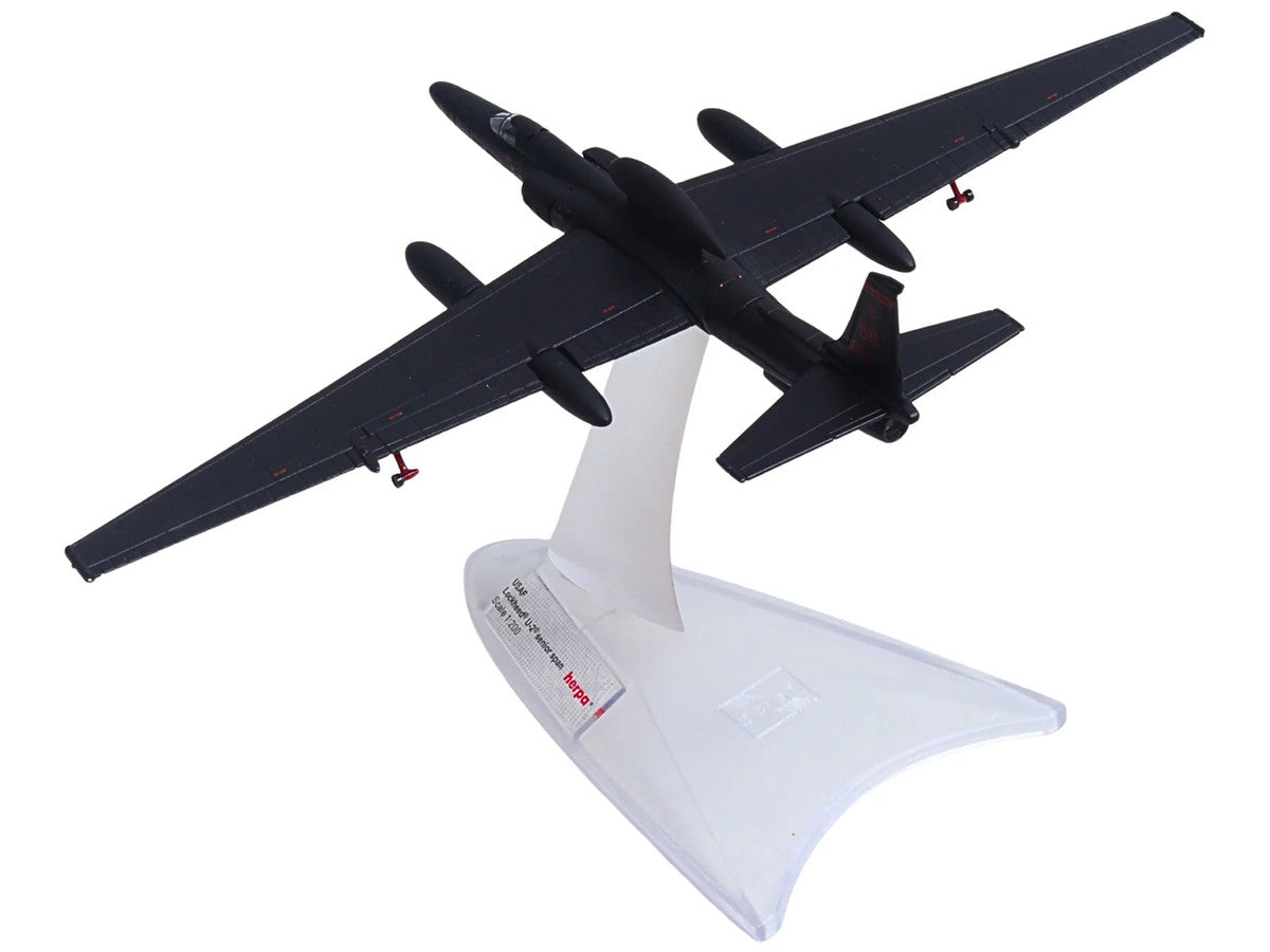 Lockheed U-2S Dragon Lady Aircraft "Senior Span 99th Reconnaissance Squadron 9th Reconnaissance Wing" (80-1084) United States Air Force 1/200 Diecast Model by Herpa-1