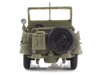 U.S. 1/4 ton Military Vehicle Olive Drab "Gen. George Patton US 3rd Army War Eagle" (1945) United States Army "Ground Power Series" 1/72 Diecast Model by Hobby Master-1