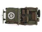 U.S. 1/4 ton Military Vehicle Olive Drab "Gen. George Patton US 3rd Army War Eagle" (1945) United States Army "Ground Power Series" 1/72 Diecast Model by Hobby Master-2