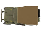 U.S. 1/4 ton Military Vehicle Olive Drab "Gen. Douglas MacArthur Leyte WWII" (1945) United States Army "Ground Power Series" 1/72 Diecast Model by Hobby Master-3