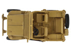 U.S. 1/4 ton Military Vehicle Desert Sand "British 8th Army Gen. Bernard Montgomery Sicily" (1943) Royal Army "Ground Power Series" 1/72 Diecast Model by Hobby Master-1