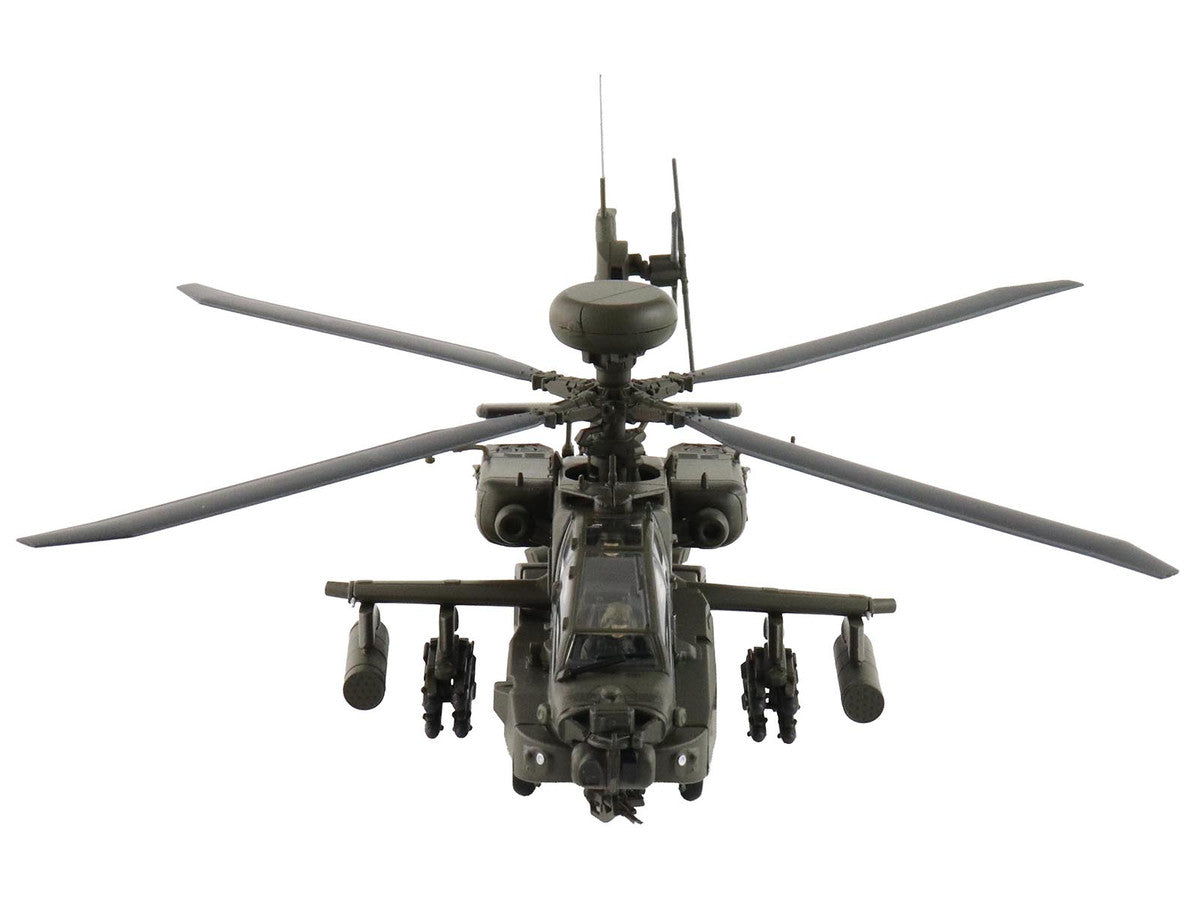 Boeing AH-64E Apache Echo Attack Helicopter "ZM714 Middle Wallop" (2022) British Army "Air Power Series" 1/72 Diecast Model by Hobby Master-3