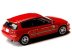 Honda Civic (EG6) RHD (Right Hand Drive) "Myogi Night Kids" Red "Initial D" (1995-2013) Manga "Diorama Set Series" 1/64 Diecast Model car by Hobby Japan