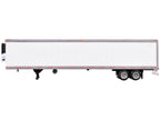 Box Trailer with Reefer White 1/87 (HO) Scale Plastic Model by HO Logistics-1