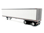 53' Spread Axle Refrigerated Trailer White 1/87 (HO) Plastic Model Car by HO Logistics-2