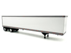 53' Spread Axle Dry Van Trailer White 1/87 (HO) Plastic Model Car by HO Logistics-1