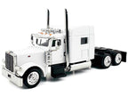 Peterbilt 389 Truck Tractor with Sleeper Cab White 1/87 (HO) Scale Plastic Model Car by HO Logistics-1