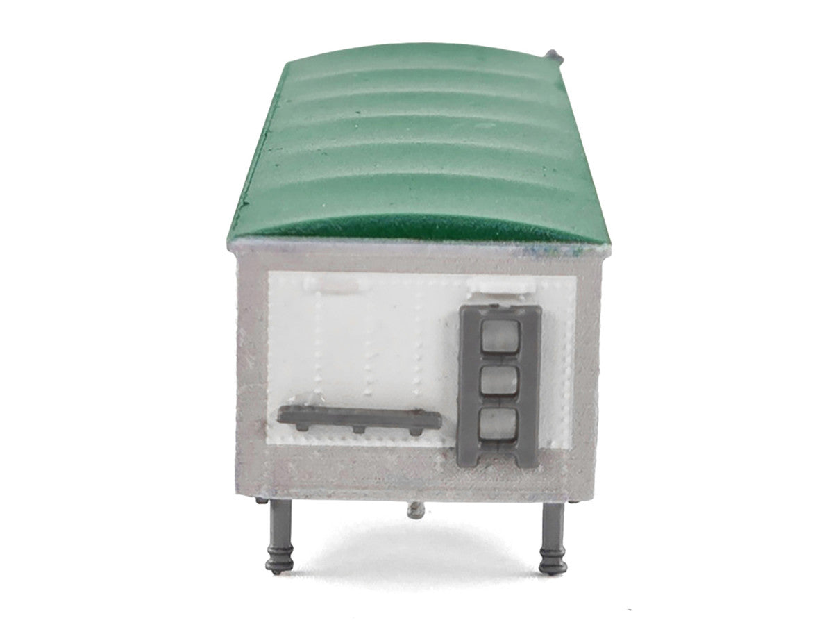 Covered Grain Trailer White with Green Tarp "SunGlo - Cargill" 1/87 (HO) Plastic Model Car by HO Logistics-0