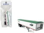 Covered Grain Trailer White with Green Tarp "SunGlo - Cargill" 1/87 (HO) Plastic Model Car by HO Logistics-4
