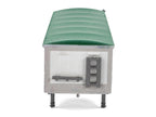 Covered Grain Trailer White with Green Tarp "Nutrena Feeds" 1/87 (HO) Plastic Model Car by HO Logistics-3