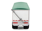 Covered Grain Trailer White with Green Tarp 1/87 (HO) Plastic Model Car by HO Logistics-4