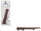High Boy Spread Axle Flatbed Trailer Red 1/87 (HO) Plastic Model Car by HO Logistics-2