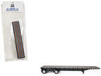 High Boy Spread Axle Flatbed Trailer Black 1/87 (HO) Plastic Model Car by HO Logistics-2