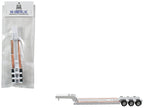 Low Boy Flatbed Trailer White 1/87 (HO) Plastic Model Car by HO Logistics-2