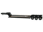 Low Boy Flatbed Trailer Black 1/87 (HO) Plastic Model Car by HO Logistics-1