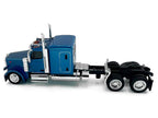 Peterbilt 589 Truck with 72 Inch Sleeper Blue Metallic 1/87 (HO) Plastic Model Car by HO Logistics-1