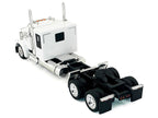 Kenworth W990 with Flat Top Sleeper Cab White 1/87 (HO) Plastic Model Car by HO Logistics-1