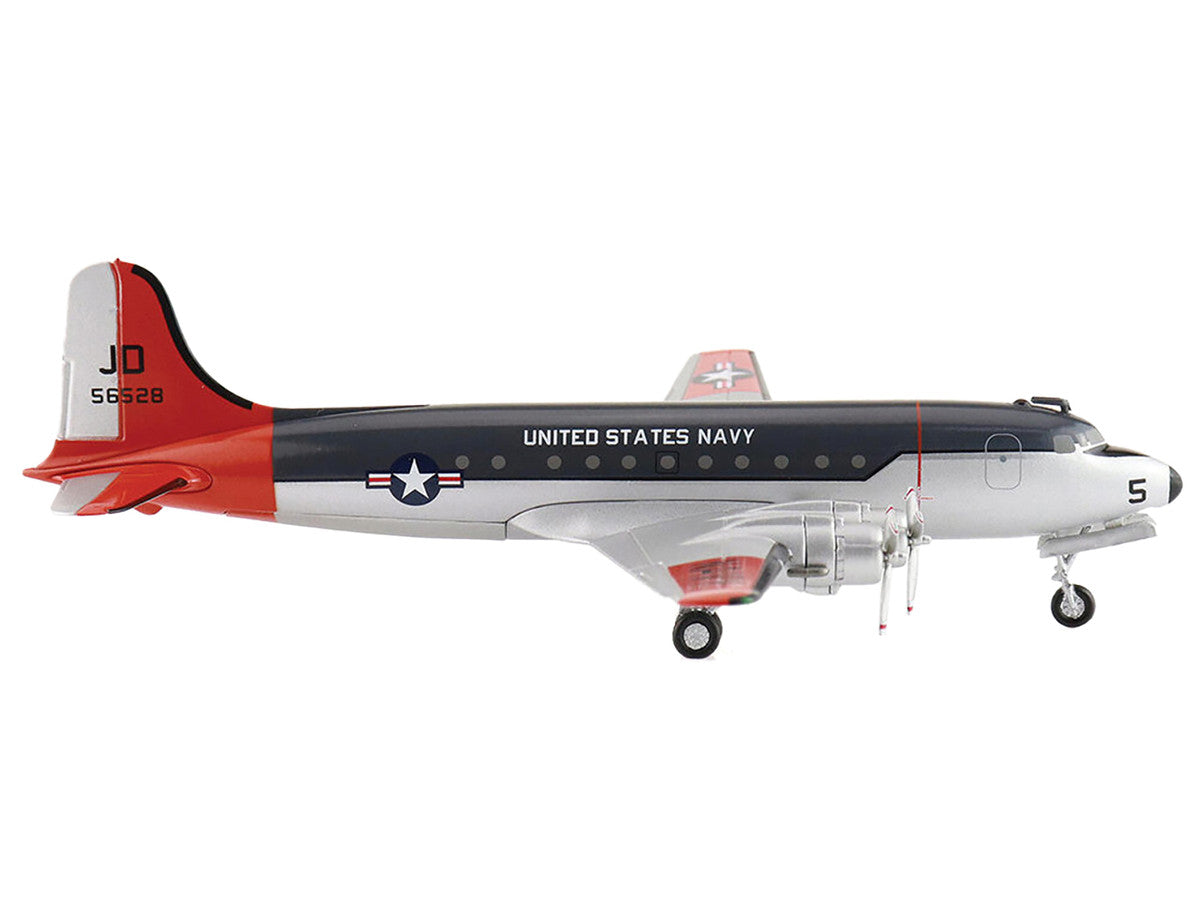 Douglas R5D-3 Skymaster Transport Aircraft "Operation Deep Freeze" (1950s) United States Navy "Airliner Series" 1/200 Diecast Model by Hobby Master-1