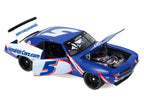 1969 Chevrolet Camaro #5 Kyle Larson "Hendrick Motorsports First Win Tribute" Blue and White with Graphics 1/18 Diecast Model Car by Highway 61-2
