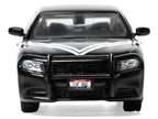 2023 Dodge Charger Pursuit "Idaho State Police" Black with White Stripes 1/64 Diecast Model by IXO Models-2
