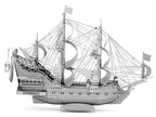 Model Kit Queen Anne's Revenge Ship (Challenging Difficulty) Steel Model by Metal Earth-2