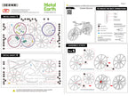 Model Kit Classic Bicycle "Bon Voyage" (Challenging Difficulty) Steel Model by Metal Earth-3