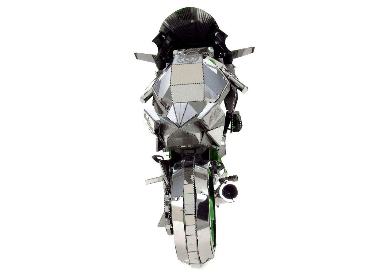 Model Kit Kawasaki Ninja H2R Motorcycle (Expert Difficulty) Steel Model by Metal Earth-1