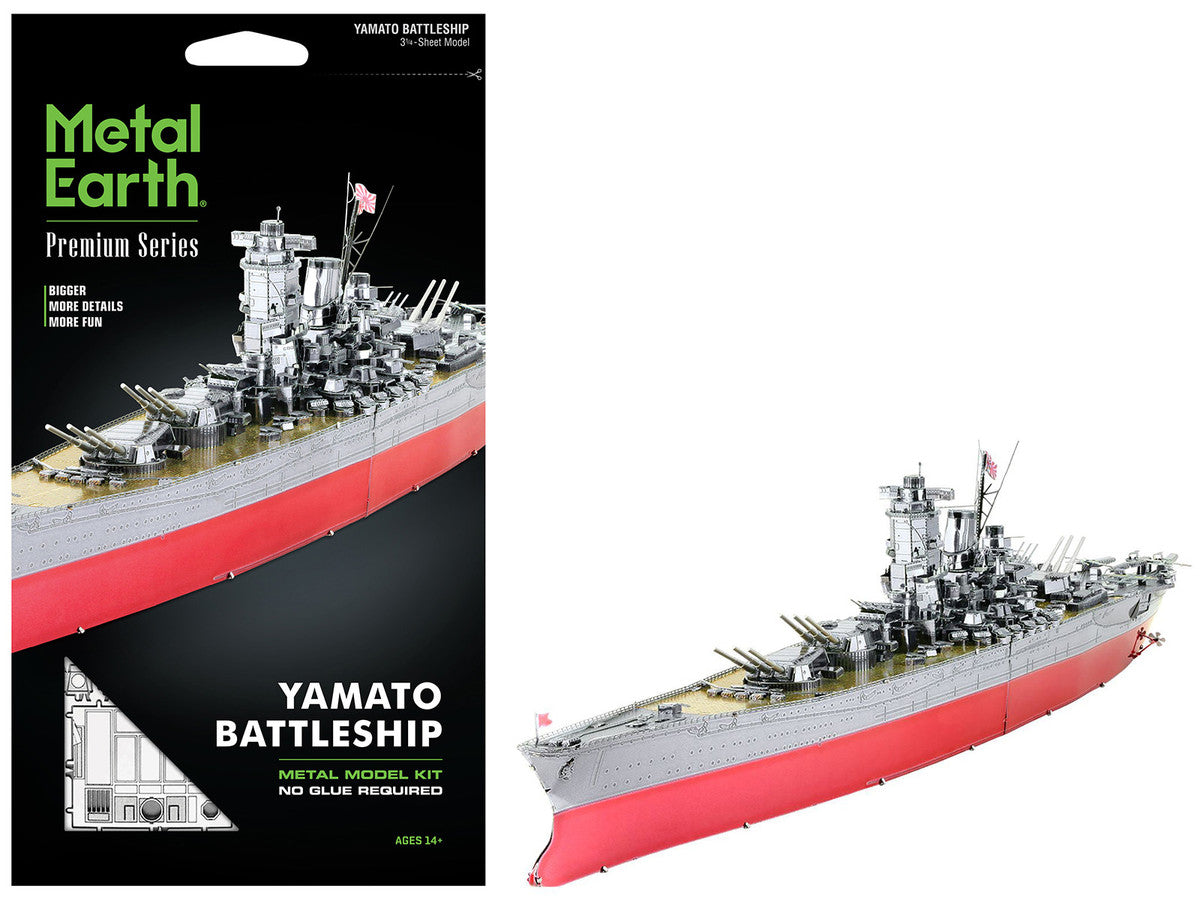 Model Kit Yamato Battleship "Imperial Japanese Navy" (Challenging Difficulty) Steel Model by Metal Earth-5