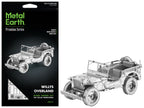 Model Kit Willys Overland Jeep (Challenging Difficulty) Steel Model by Metal Earth-4