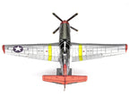 Model Kit North American P-51D Mustang Fighter Aircraft "Tuskegee Airmen Duchess Arlene 100th Fighter Squadron" United States Army Air Forces (Challenging Difficulty) Steel Model by Metal Earth-1