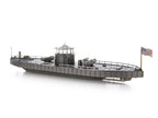 Model Kit USS Monitor and USS Merrimack Ironclad Warships "Battle of the Ironclads" (Challenging Difficulty) Steel Model by Metal Earth-2