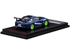 Toyota Supra (JZA80) RZ RHD (Right Hand Drive) #9 "WedsSport" Blue Metallic with Graphics 1/64 Diecast Model Car by Ignition Model