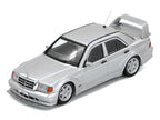 Mercedes-Benz 190E 2.5-16 Evolution II Silver Metallic 1/64 Diecast Model Car by Inno Models