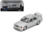 Mercedes-Benz 190E 2.5-16 Evolution II Silver Metallic 1/64 Diecast Model Car by Inno Models