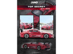 Toyota Supra (A80) "Top Secret" GT300 RHD (Right Hand Drive) Red Metallic 1/64 Diecast Model Car by Inno Models-3