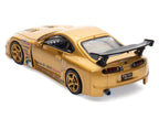 Toyota Supra (A80) "Top Secret" GT300 RHD (Right Hand Drive) Gold Metallic "Tokyo Auto Salon 2025 Event Exclusive" 1/64 Diecast Model Car by Inno Models-2
