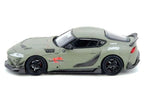 Toyota Supra (A90) "DarwinPro" Matt Green with Carbon Accents 1/64 Diecast Model Car by Inno Models-1