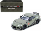 Toyota Supra (A90) "DarwinPro" Matt Green with Carbon Accents 1/64 Diecast Model Car by Inno Models-4