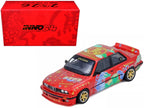 Pandem Rocket Bunny E30 "Year of the Horse - Chinese New Year 2026 Special Edition" Red Metallic with Graphics Limited Edition to 8888 pieces Worldwide 1/64 Diecast Model Car by Inno Models-0