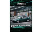 Honda Civic Ferio Si (EK) RHD (Right Hand Drive) Green Metallic 1/64 Diecast Model Car by Inno Models-2
