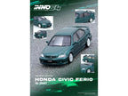 Honda Civic Ferio Si (EK) RHD (Right Hand Drive) Green Metallic 1/64 Diecast Model Car by Inno Models-1