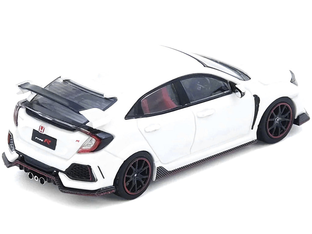 Honda Civic Type R (FK8) RHD (Right Hand Drive) White 1/64 Diecast Model Car by Inno Models-1