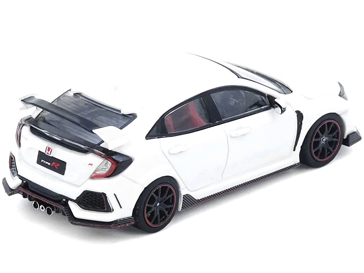 Honda Civic Type R (FK8) RHD (Right Hand Drive) White 1/64 Diecast Model Car by Inno Models-1