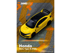 Honda Civic Type R (FK8) RHD (Right Hand Drive) Yellow with Black Top 1/64 Diecast Model Car by Inno Models-1