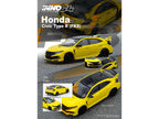 Honda Civic Type R (FK8) RHD (Right Hand Drive) Yellow with Black Top 1/64 Diecast Model Car by Inno Models-2