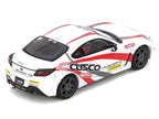 Toyota GR86 Tuned by "CUSCO" RHD (Right Hand Drive) White with Red and Gray Stripes 1/64 Diecast Model Car by Inno Models-2