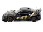 Toyota GR86 "Pandem" RHD (Right Hand Drive) Black with Gold Graphics "Hobby Expo China 2025 Event Exclusive" 1/64 Diecast Model Car by Inno Models-1