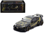 Toyota GR86 "Pandem" RHD (Right Hand Drive) Black with Gold Graphics "Hobby Expo China 2025 Event Exclusive" 1/64 Diecast Model Car by Inno Models-4