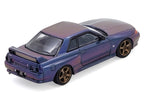Nissan Skyline GT-R (R32) RHD (Right Hand Drive) Midnight Purple Metallic "Australian Special Edition" 1/64 Diecast Model Car by Inno Models-0